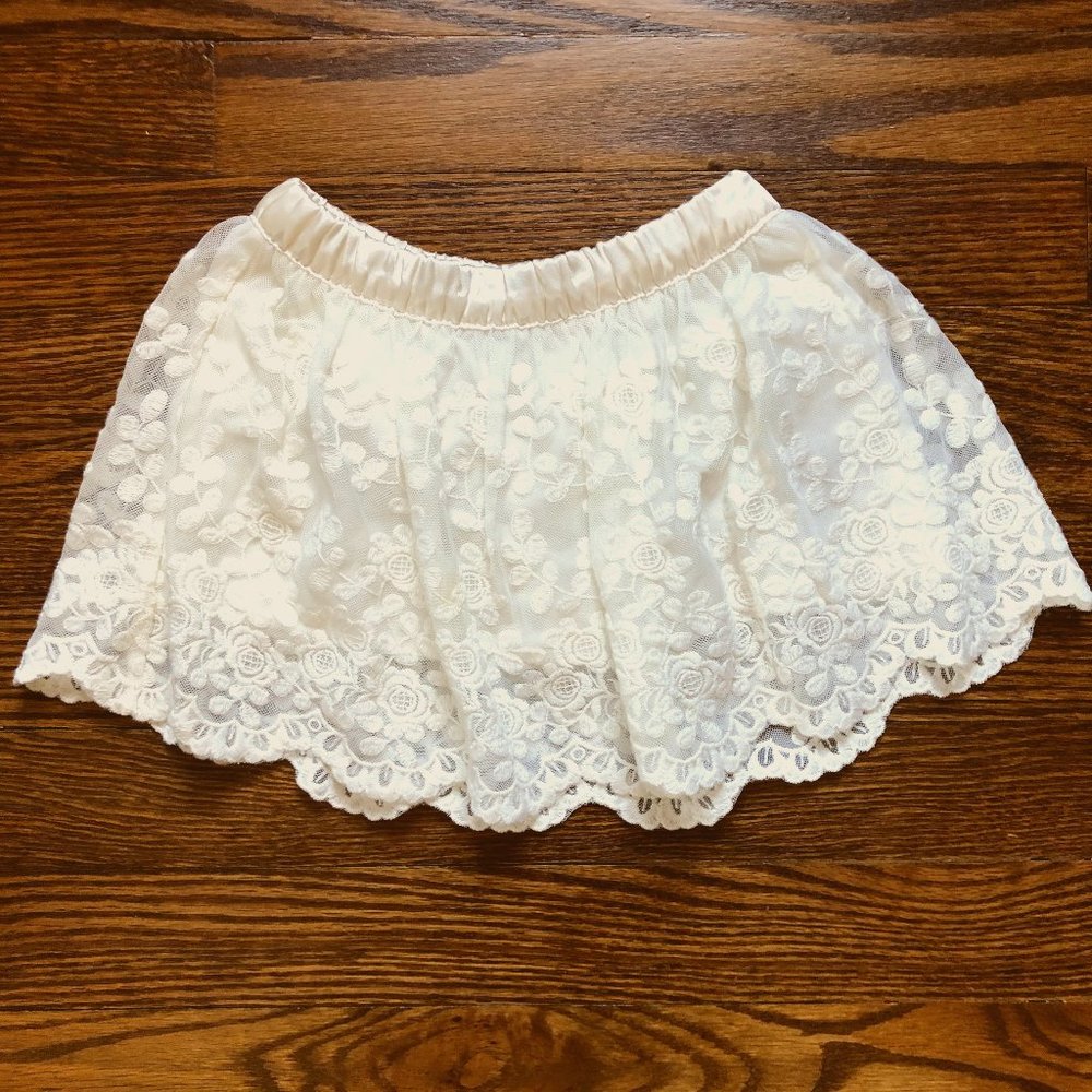 White Lace skirt